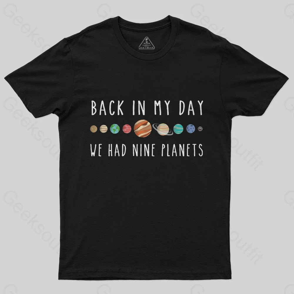 We Had Nine Planets T-Shirt garde