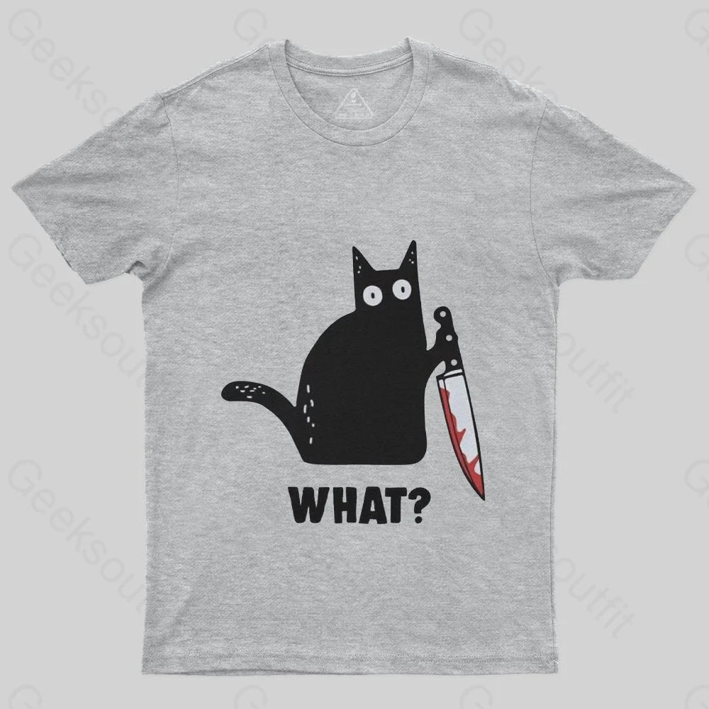 What Cat Funny T-Shirt Tough Women's Military - inspired